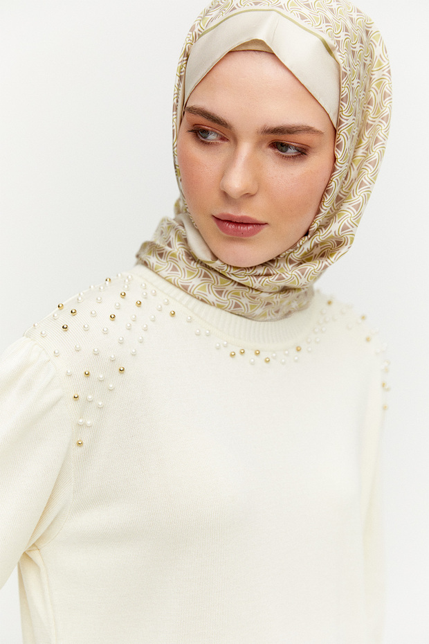 İncili Triko Tunik - 4