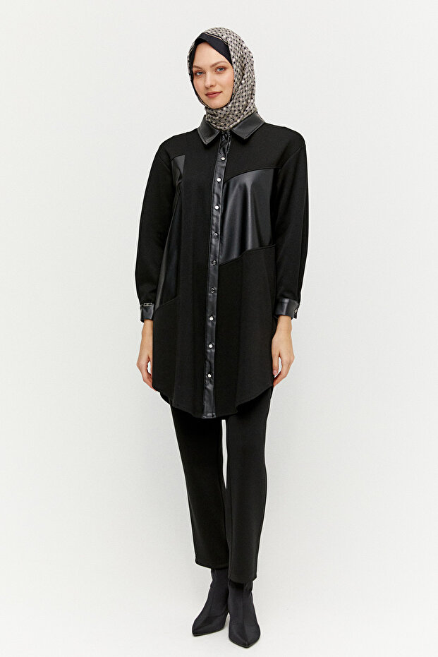 Rahat Kesim Örme Pantolon - 1