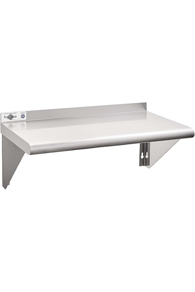 Stainless Steel Wall Mounted Shelf 14 x 24, 250 lb