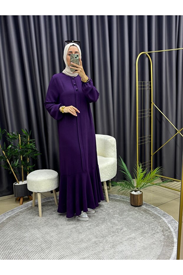 ÜÇ DÜĞMELİ ELBİSE - 6