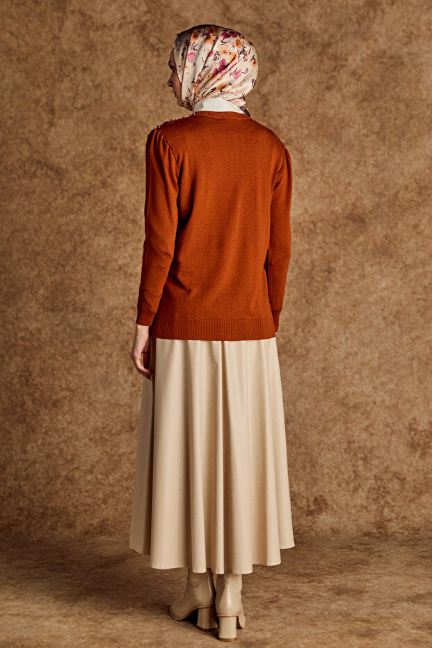 İncili Triko Hırka - 6