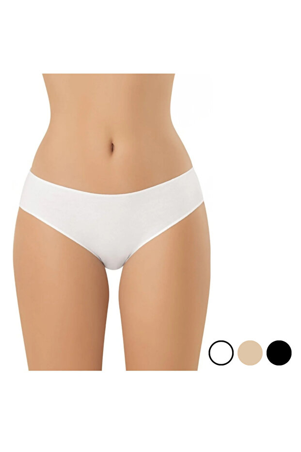 3-Piece Modal Cotton Bikini Panties – Non-Marking Thin Stitched Women's Slip Set