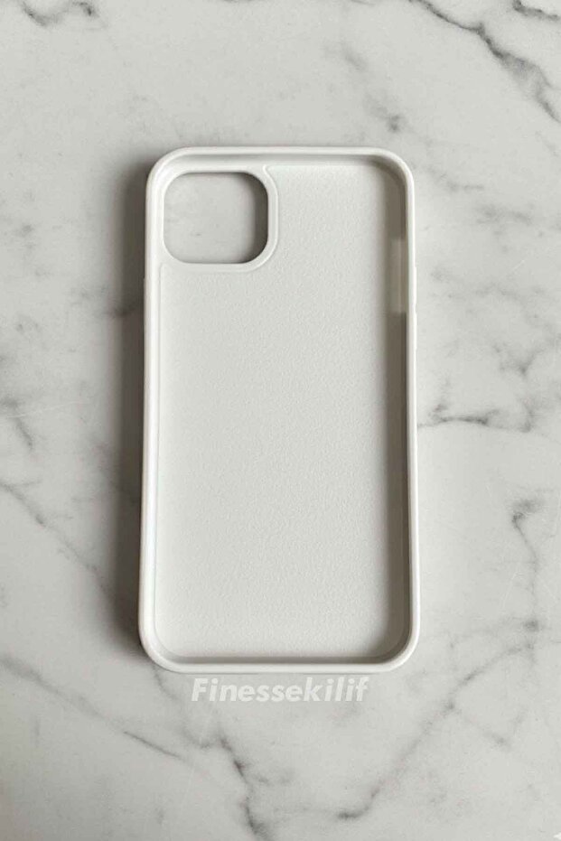 حافظة متوافقة مع هاتف iPhone 15 بتصميم الدب اللطيف مطبوع باللون الأبيض - 2