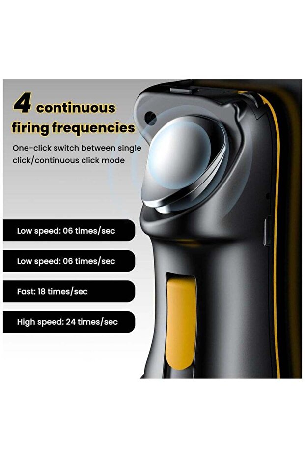 PUBG Rapid-Fire 6-Finger Gaming Controller Trigger for iPad & Android Tablets - 2