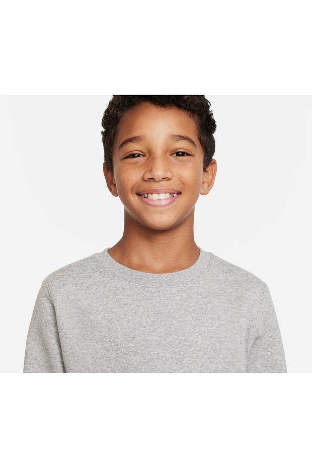 Sportswear Pullover Çocuk Gri Sweatshirt - 4