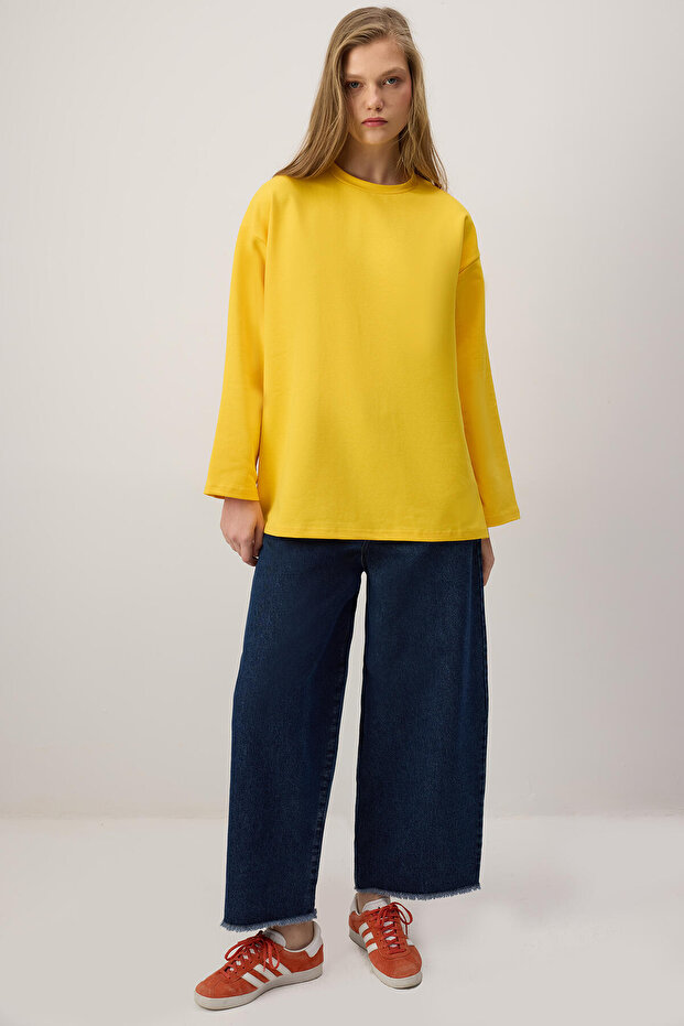 UZUN KOLLU ÖRME TUNİK - 2