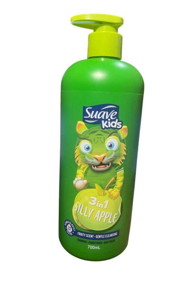 3-in-1 Shampoo, Conditioner & Body Wash - Silly Apple, 700ml