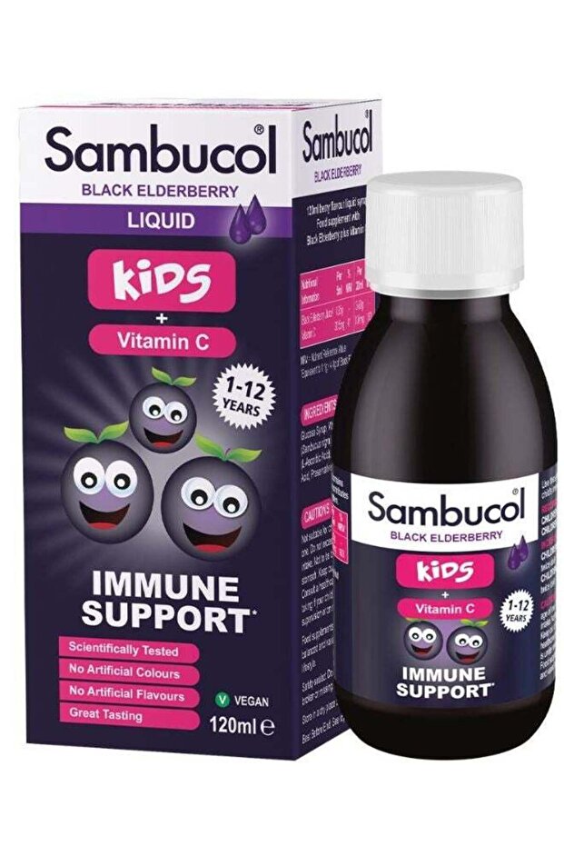 Kids Vitamin C Liquid Support Immune System 120ml
