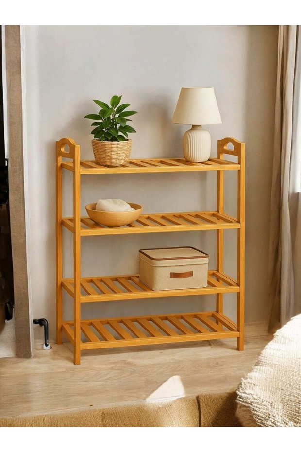 Bambu Ayakkabılık 4 Katlı - 3