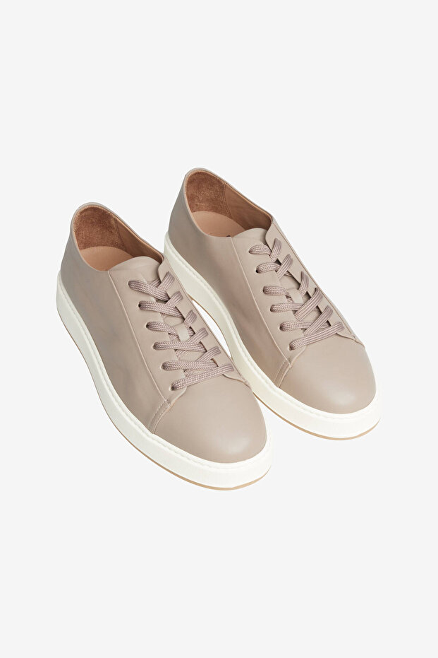 HAVUZ TABAN DERİ SNEAKER - 4