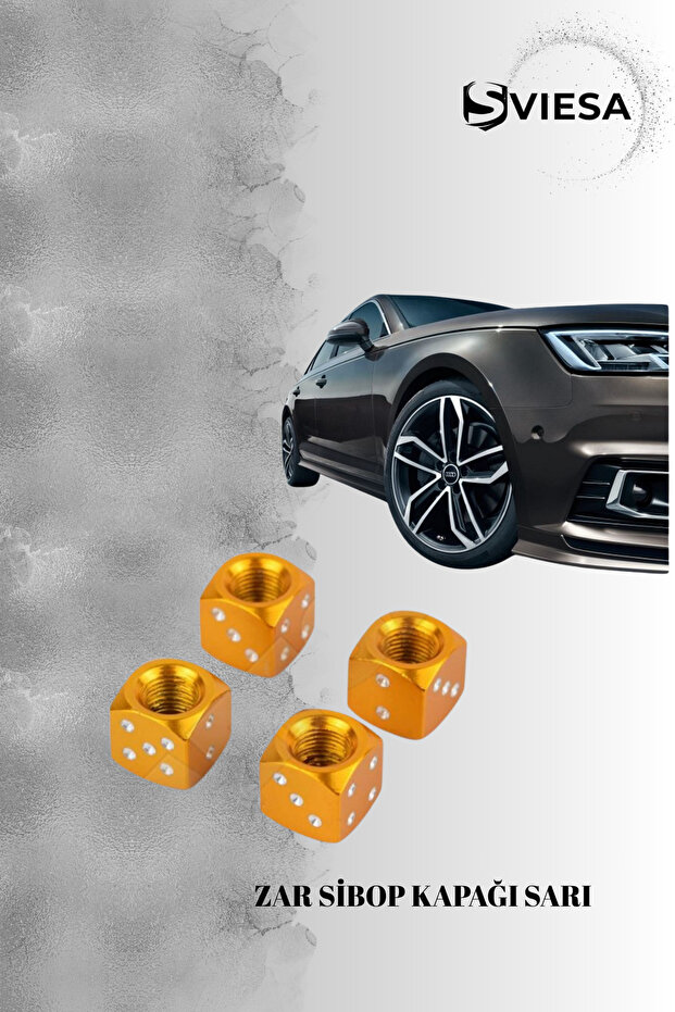 غطاء صمام زار 4 قطع أصفر