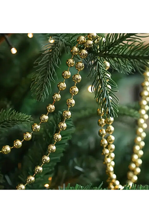 Chain Bead Christmas Tree Ornament 3 Mt