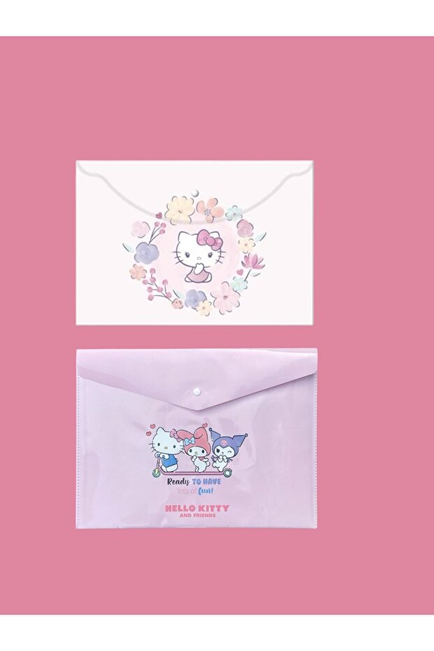 Hello Kitty and Friends A4 Snap File (Set of 2)