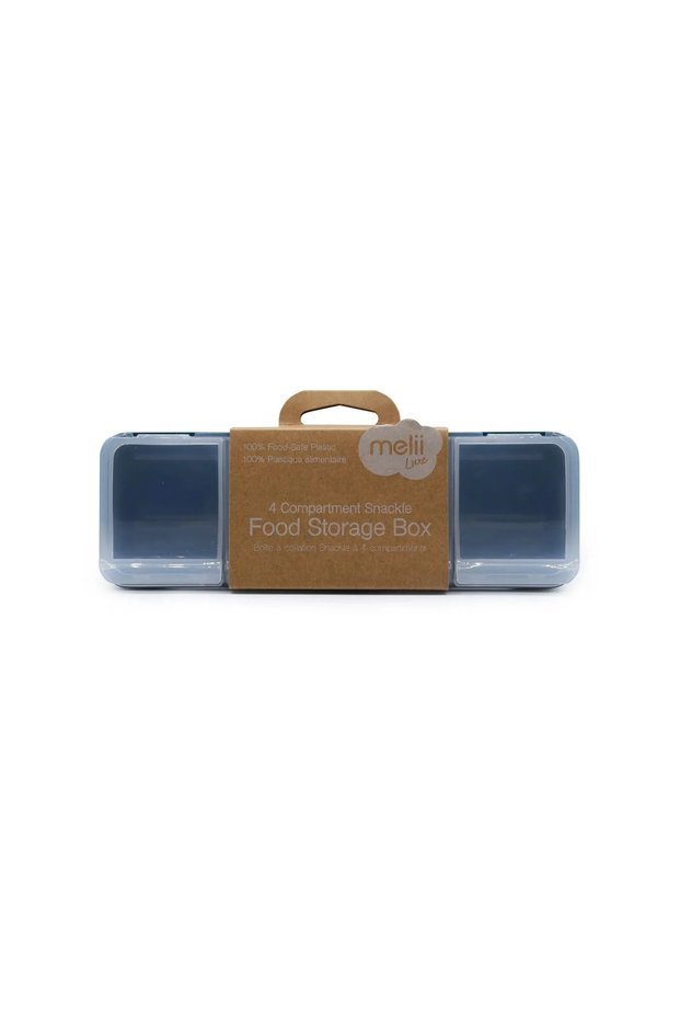 Luxe Snack Box 4 Compartments - Blue