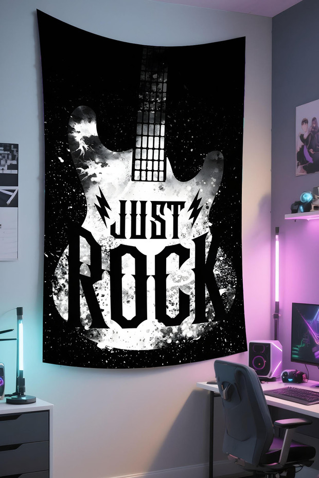 Music Themed Wall Covering – High-Quality Fabric, Tapestry Wall Carpet