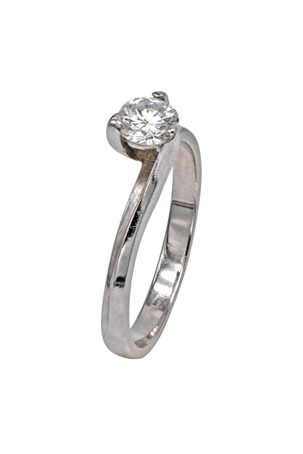 14K Gold Ring with Diamond - 2