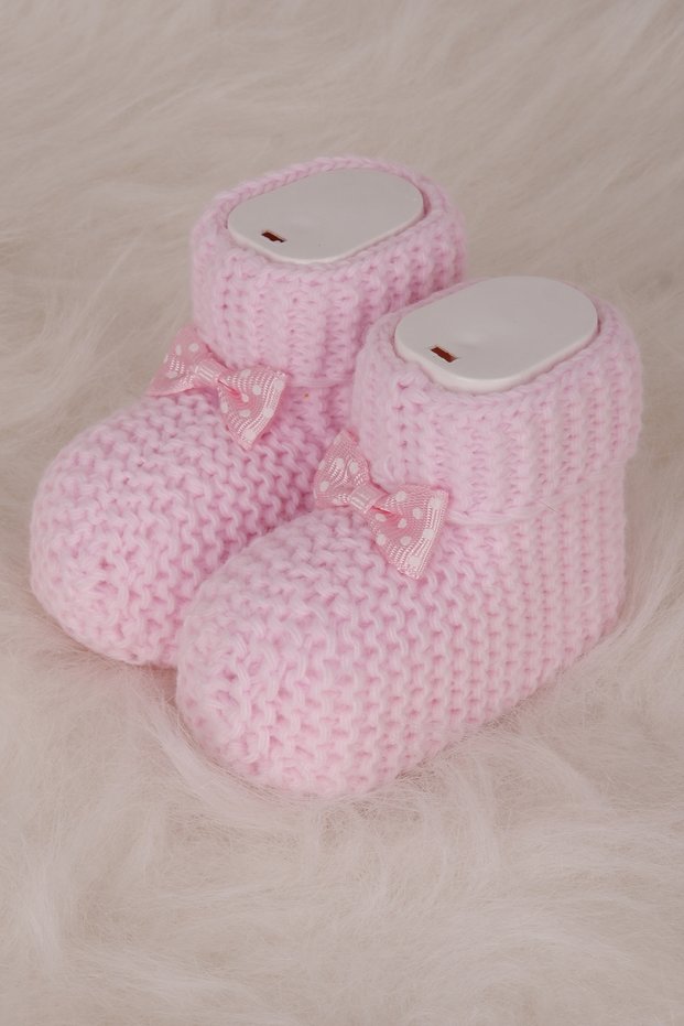 Baby Girl Booties New Knitwear Warm Booties 0-3 Months