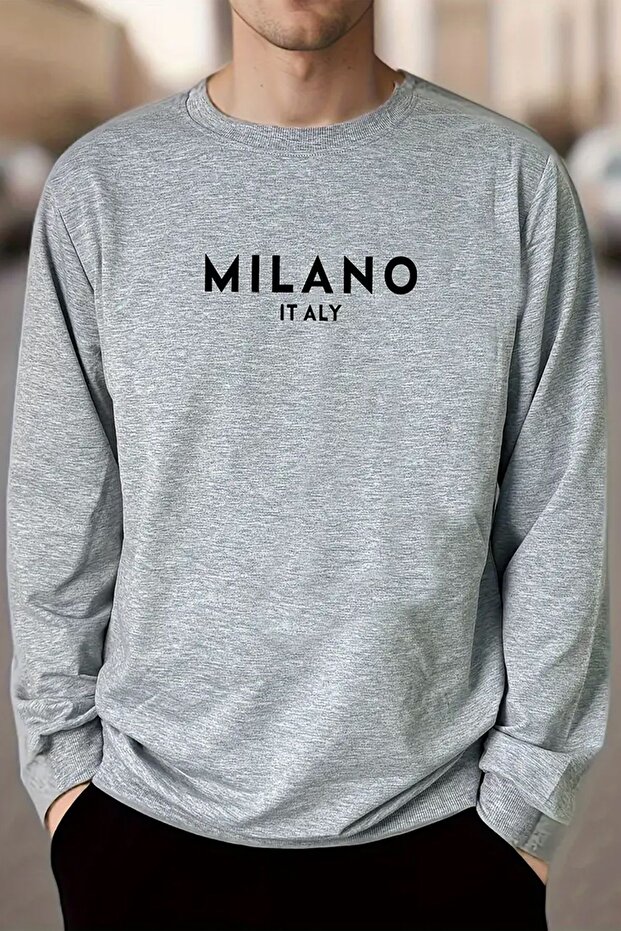 Milano Printed Oversize Sweatshirt