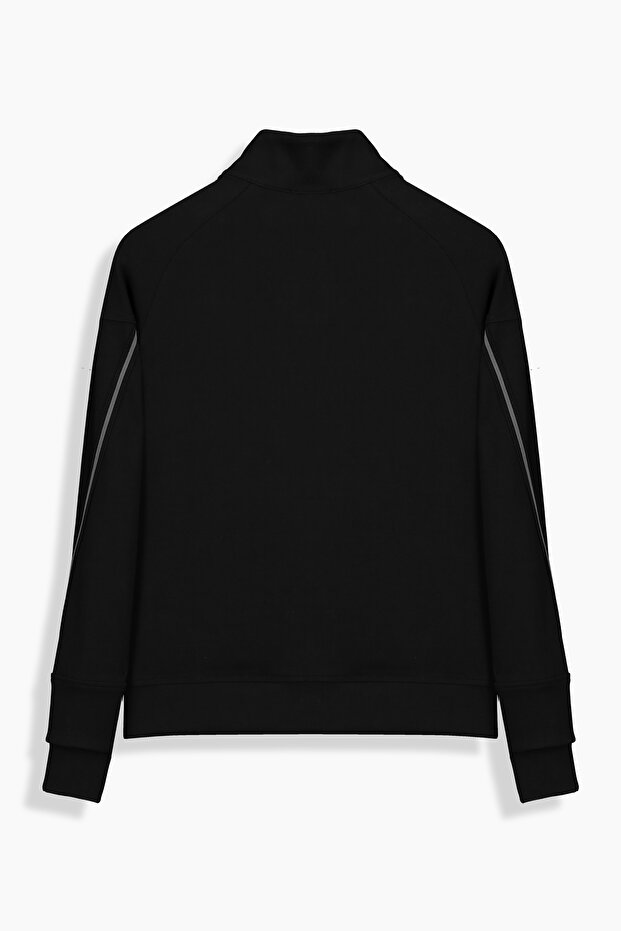 İNTERVİEW Fermuarlı Sweatshirt, Eşofman Üsttü - 2