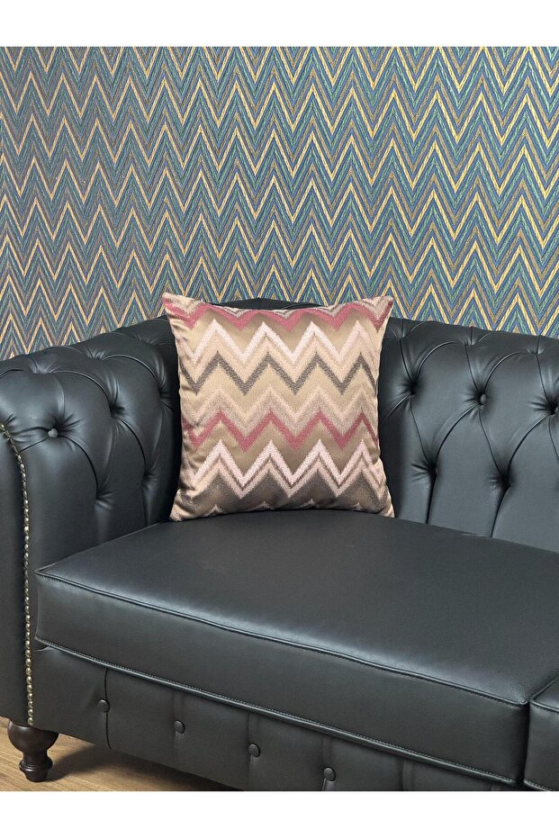 غطاء وسادة منقوش بنمط متعرج من زينيث - 5