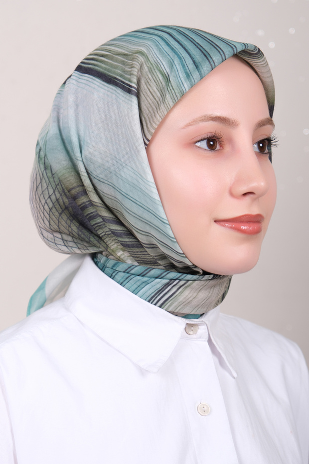 Lux Soft Pamuklu Eşarp 4040-357 - 1