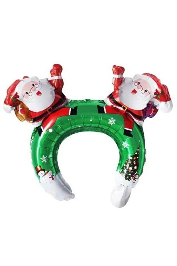 New Year's Foil Balloon Santa Claus Foil Crown 33X30Cm