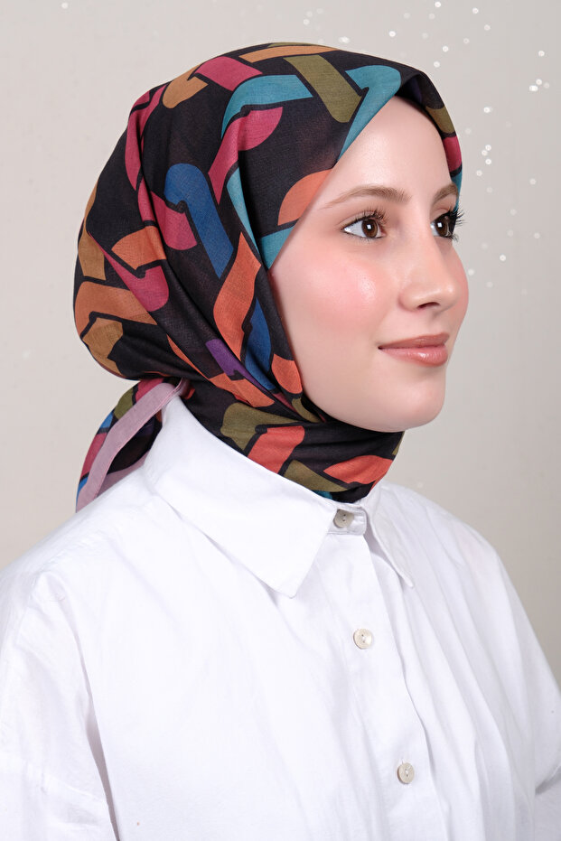 Lux Soft Pamuklu Eşarp 4040-448 - 1