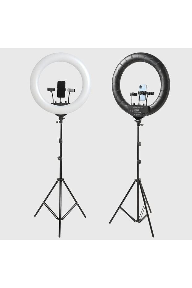 18" LED Ring Light for Video Recording & Streaming | Adjustable Light Modes + Remote