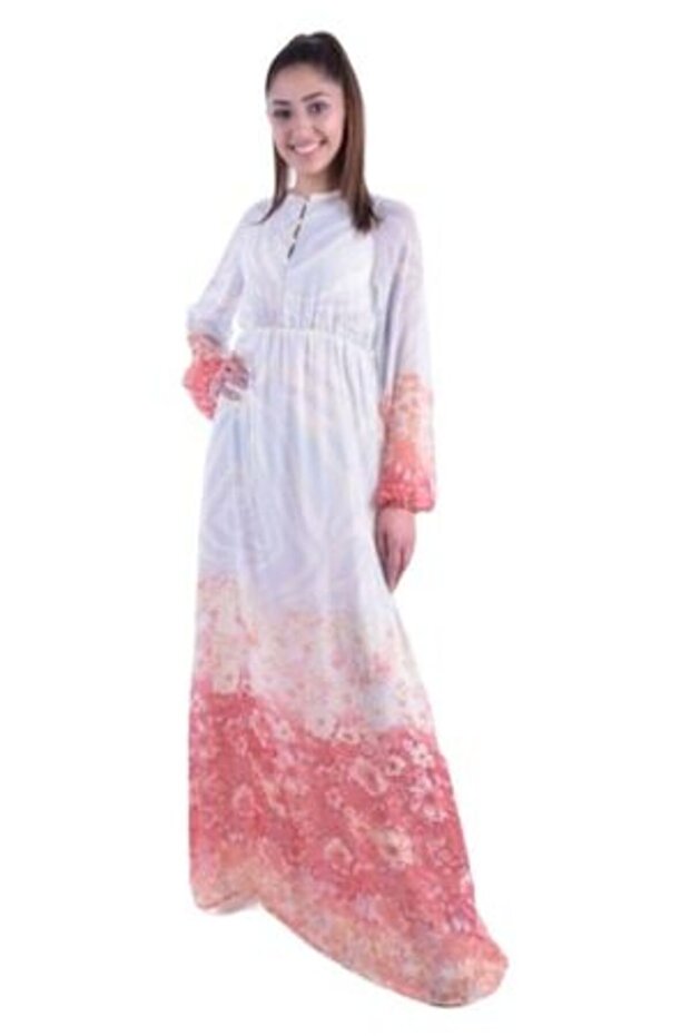 Rochie din cașmir, multicoloră - 1