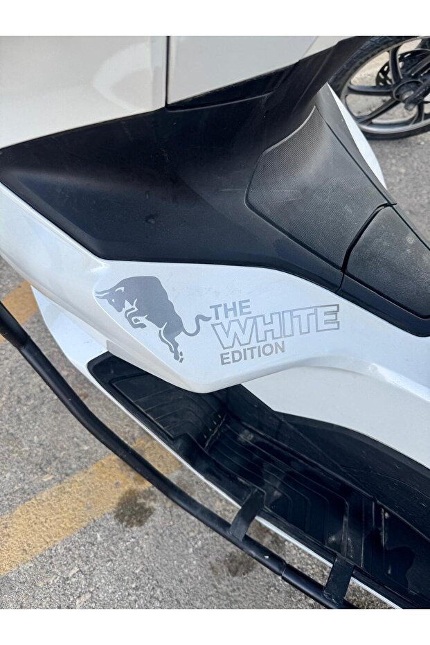 The White Edition (Rdbll) (1 Piece) Gray Sticker for Motor-Car-Helmet