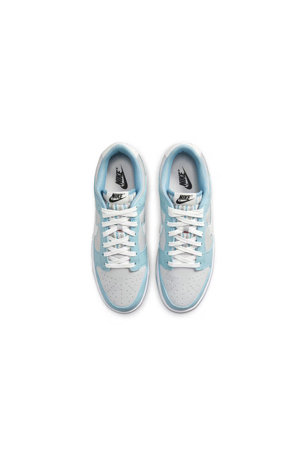Dunk Low 'Fleece Swoosh - Light Blue' - 4
