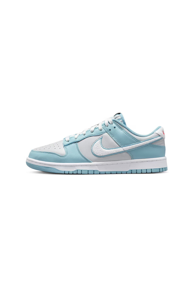 Dunk Low 'Fleece Swoosh - Light Blue' - 2