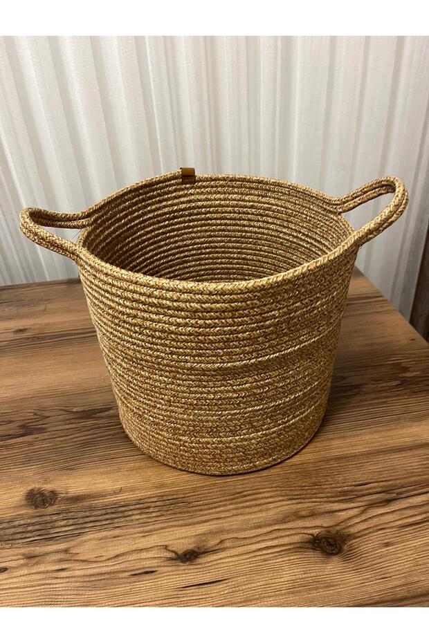 Jute, Toy Basket, Teddy Bear, Gift, Design, Room, Dowry Basket, Pet, Multi-Purpose Basket