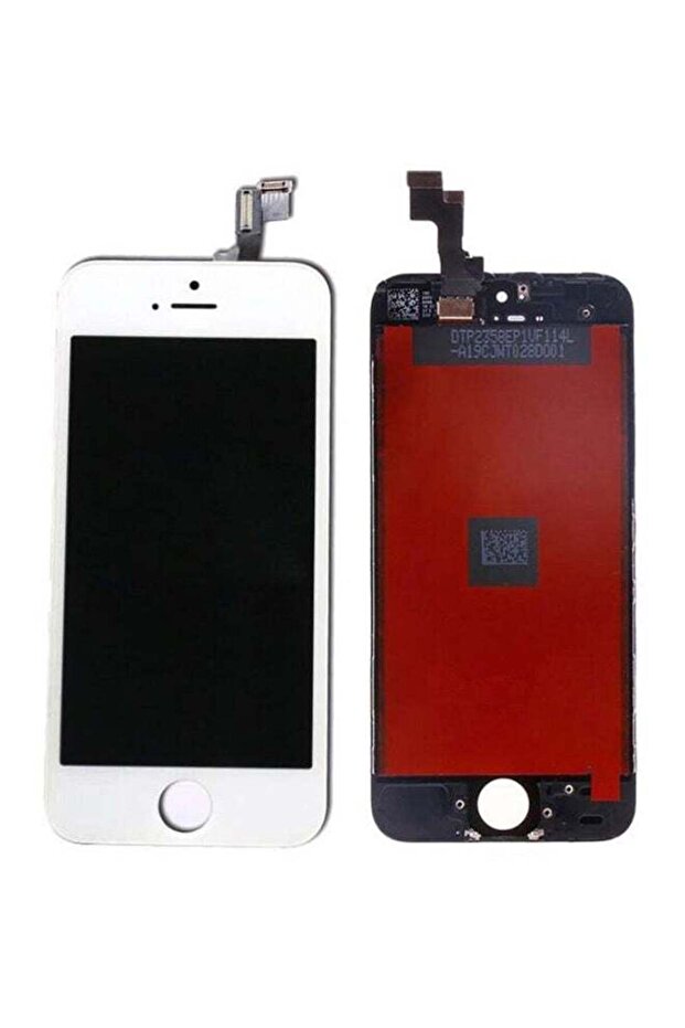 شاشة لمس LCD بديلة ذكية لهاتف Apple iPhone 5S - أبيض 4.0 بوصة