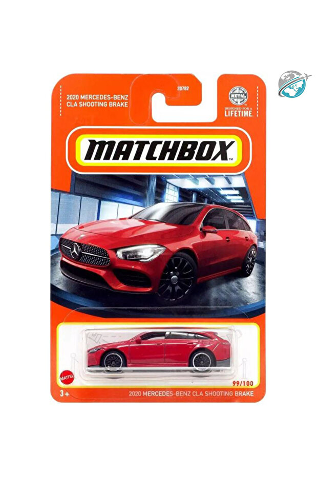 Matchbox 2020 Mercedes-Benz Cla Shooting Brake - Red (1/64) Overseas Long Cardboard Box