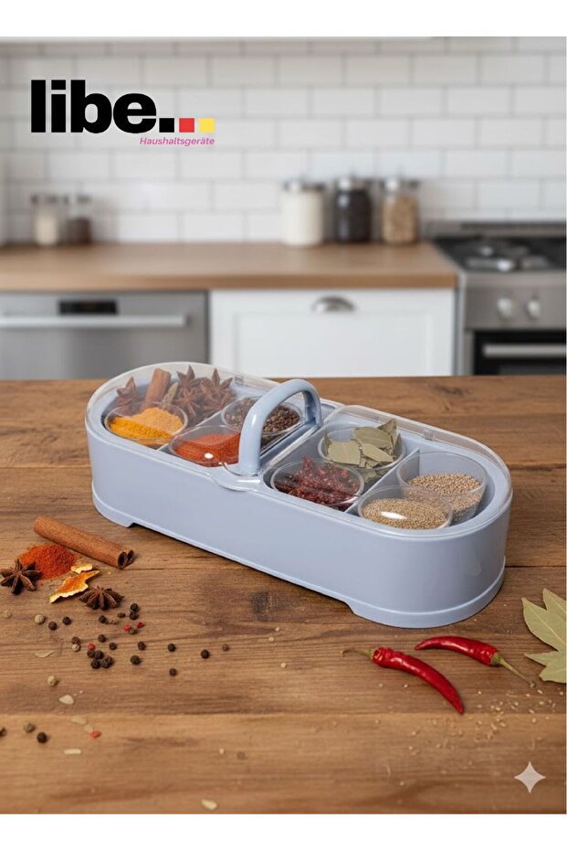 Countertop Blue Spice Rack - 1