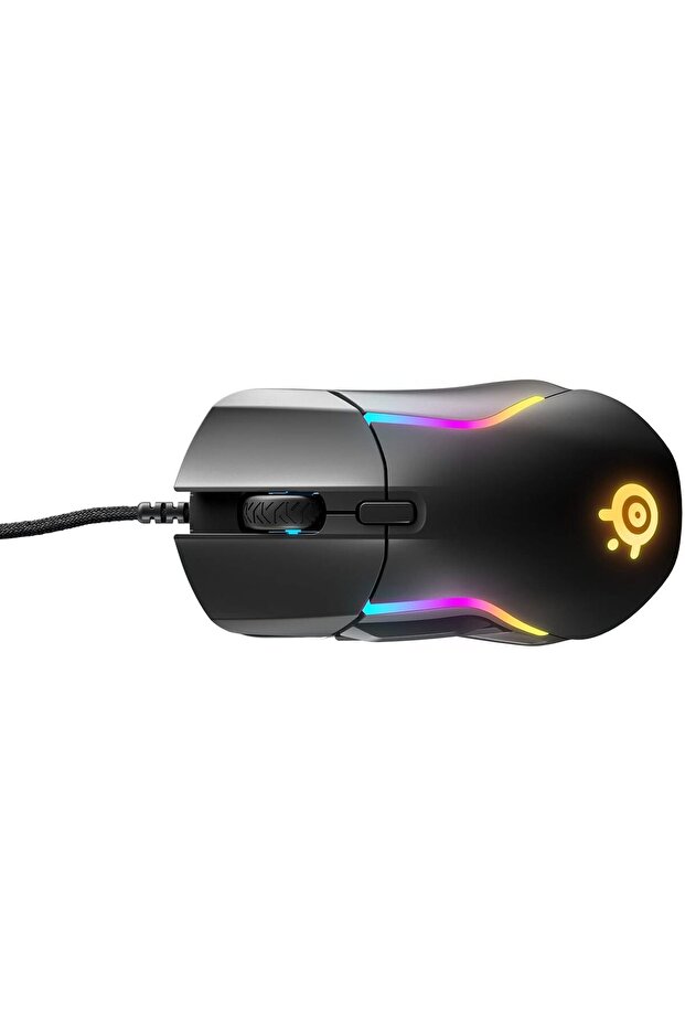 Rival 5 Gaming Mouse — TrueMove Air 18,000 CPI — 9 Programmable Buttons — Black - 3