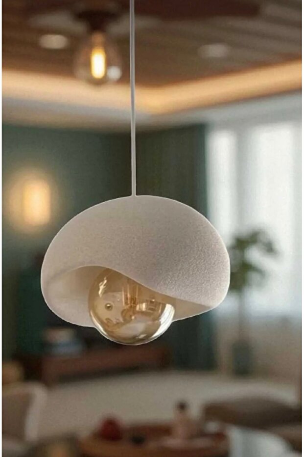 Tekli Sarkıt Avize Rustik E27 Modern Avize Bohem Görünüm - 2