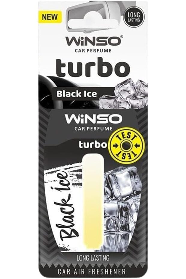 Winso Turbo Car Air Freshener Bundle (5 count) - Lemon, Bubble Gum, Wildberry, New Car, Black Ice
