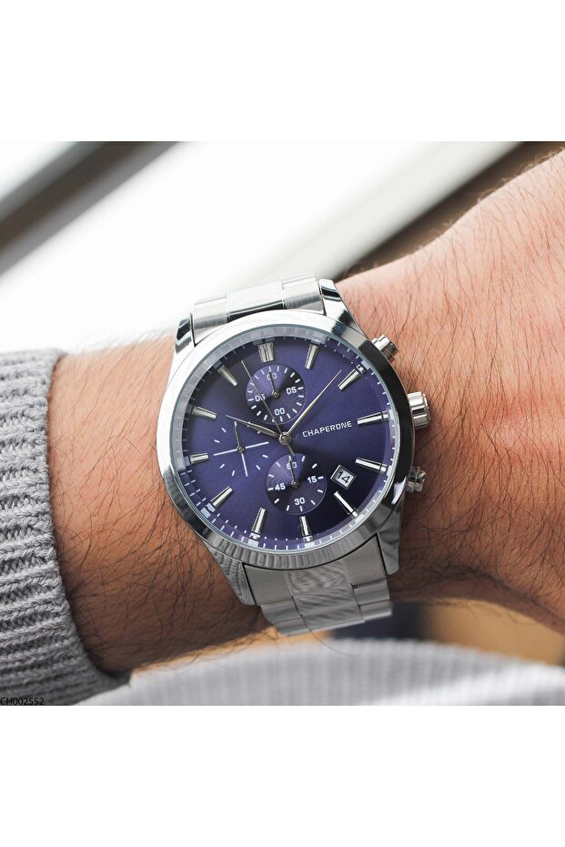 Ch002552 Men's Steel Band Wrist Watch