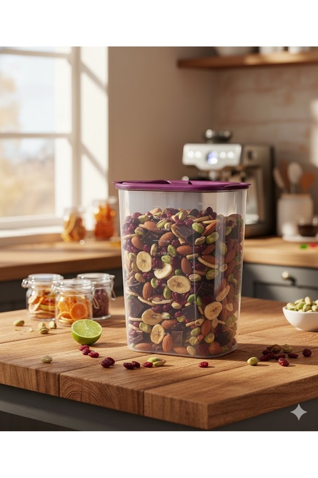 - 3 حاويات لتخزين المواد الغذائية (2.2 لتر) - 2