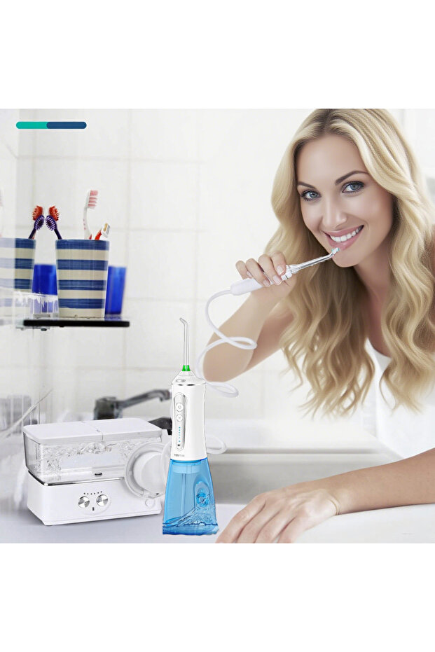 Water Flosser Cleaning Set - Multiple Replacement Nozzles, for Home and Travel