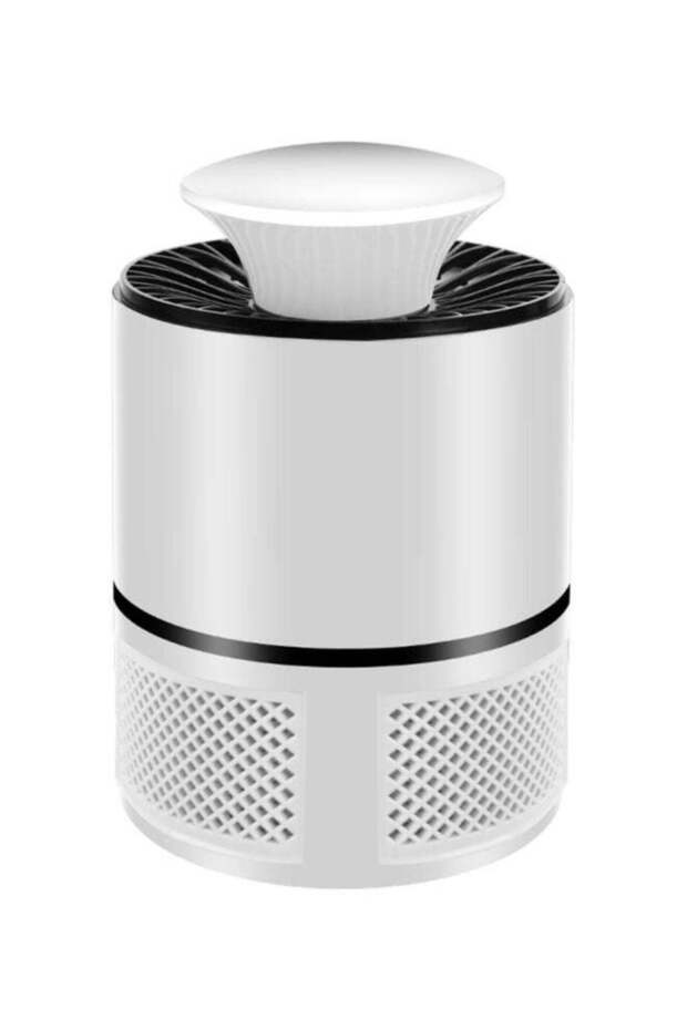 مصباح USB UV قاتل للحشرات والبق، فضي/أسود، 13×13×19 سم