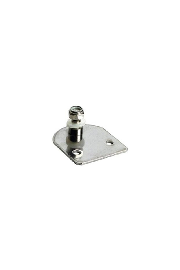 Compact flat plate with stud and 8 mm threaded post, - 1