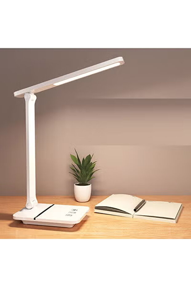 Foldable LED Desk Lamp Plug-In Version with 15W Wireless Fast Charging