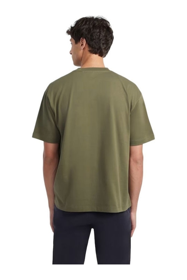 Tricou bărbătesc verde măsliniu k8fq4 - 4