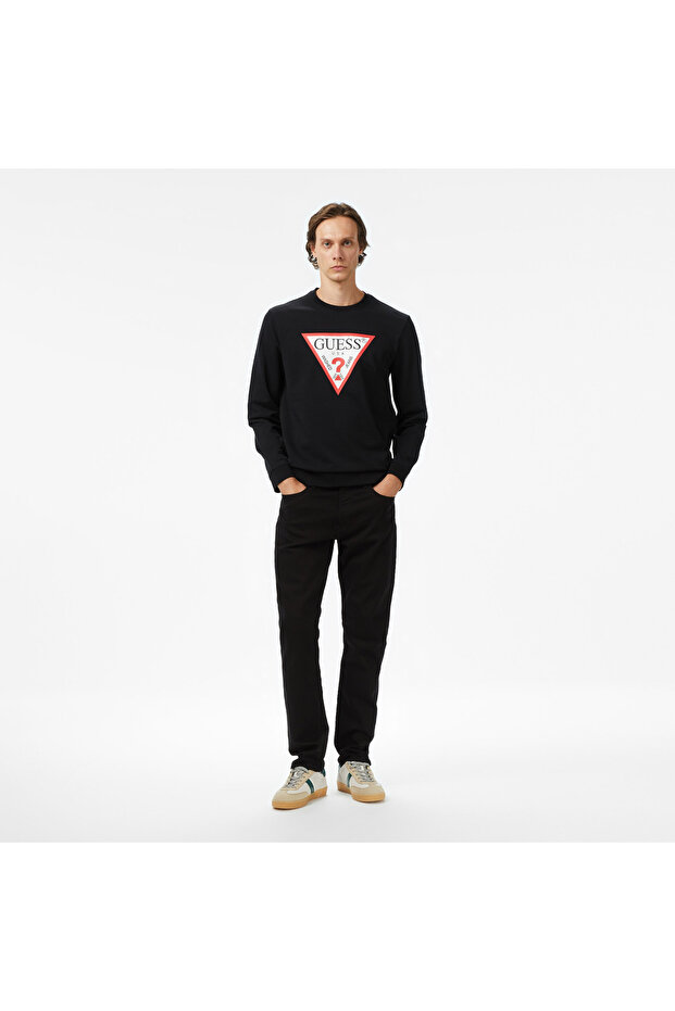 Erkek Siyah Sweatshirt - 3