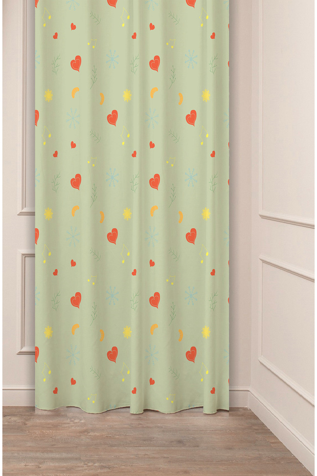 Christmas Pine Tree Christmas Tree Snow New Year Christmas Patterned Specially Designed Digital Printed Background Curtain