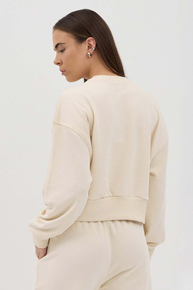 Cozy Bisiklet Yaka Sweatshirt - 5