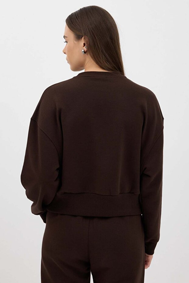 Cozy Bisiklet Yaka Sweatshirt - 5